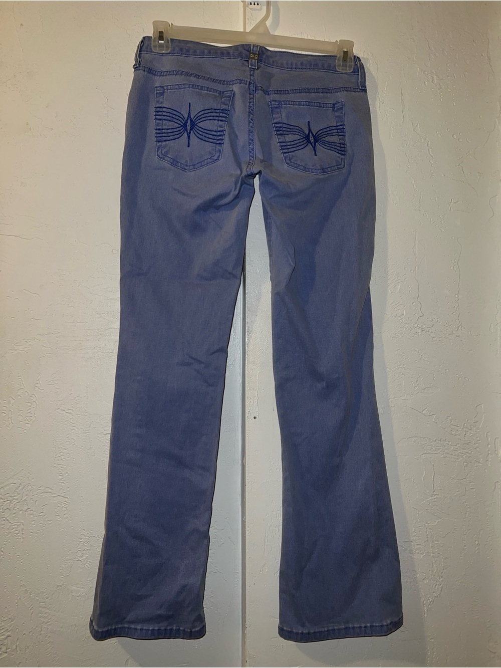 Y2K GLO Blue Flare Jeans
